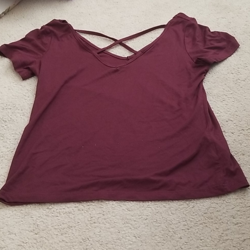 cris cross shirt